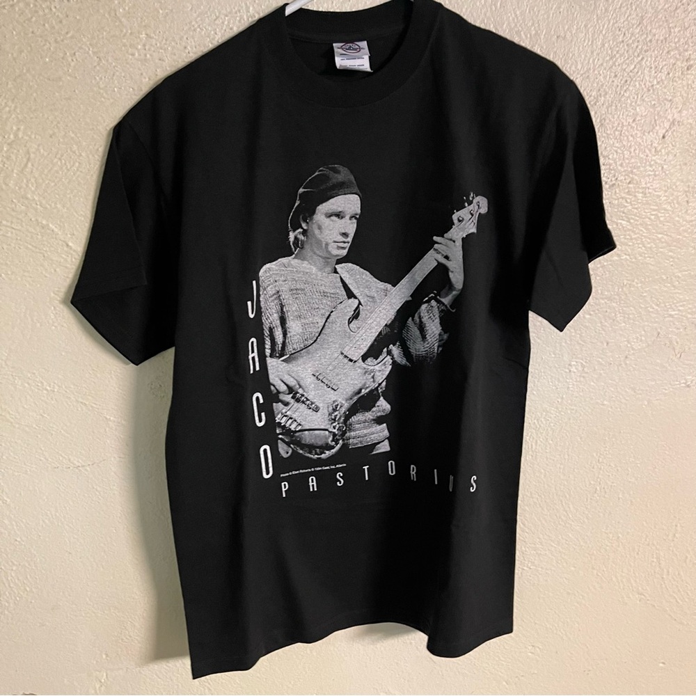 Band T-Shirt - JACO PASTORIUS - Jazz Bass - Black - Medium